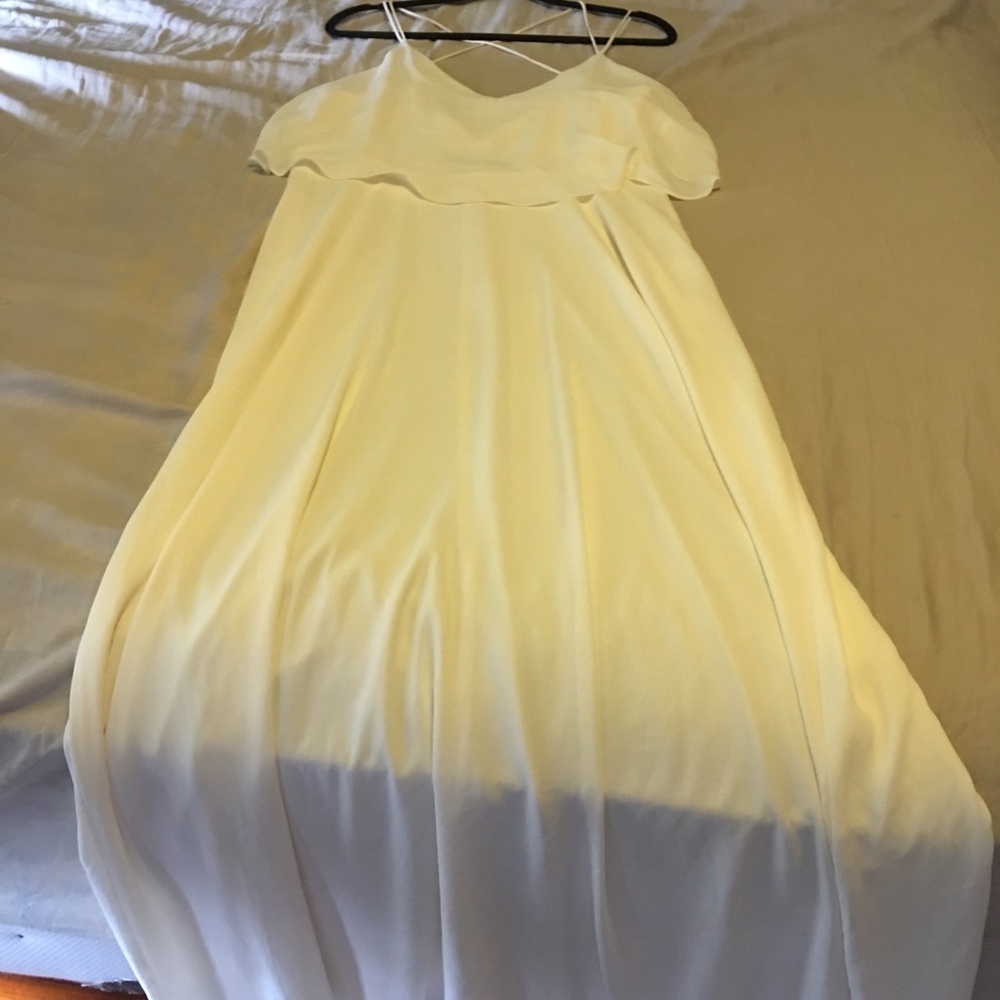 Zara large white maxi